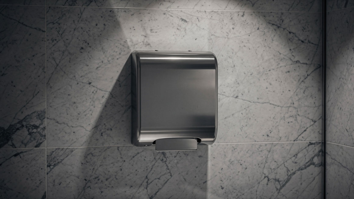 Stainless steel hand dryers